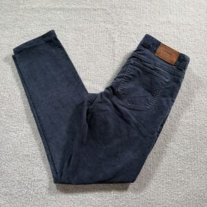 Polo Ralph Lauren Pants Boys 18 Youth Blue Corduroy Classic Fit Zip Pony